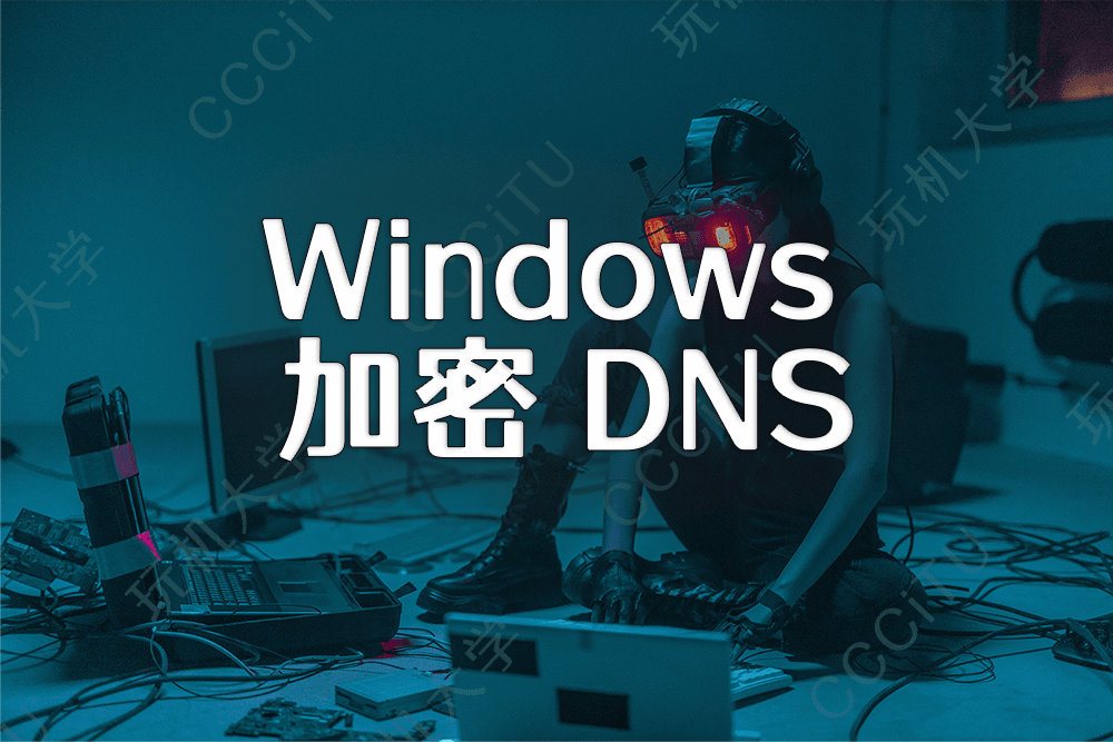 Windows 添加自定义公共加密 DNS DoH(DNS Over HTTPS)