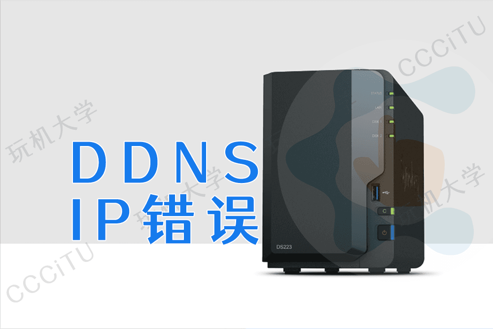 群晖 NAS DDNS 获取的 IP 不正确
