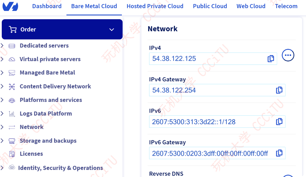 OVH IPv4 IPv6